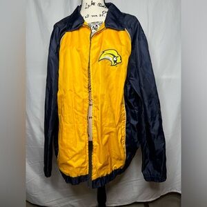 NHL Vintage Buffalo Sabres Jacket G-lll Sports Brand Size XL Yellow Slug